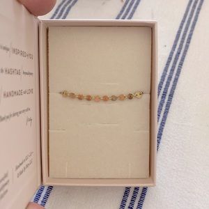 Made by Mary poppy anklet